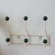 thumbnail image 4 of Perchero de Hierro Perchas para Monedero Ganchos para Abrigos Organizador para Dormitorio Cocina , Verde 3Ganchos BLESIY Perchero, 4 of 7