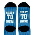 thumbnail image 3 of ThisWear Row Accessories Ready To Row Hidden Message Socks Rowing Crew Socks 1-Pair Novelty Crew Socks, 3 of 5
