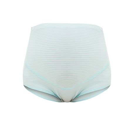 

Pregnant Women s Stripe Panties High Waist Soft Breathable Stretch Panties Belly Support Briefs
