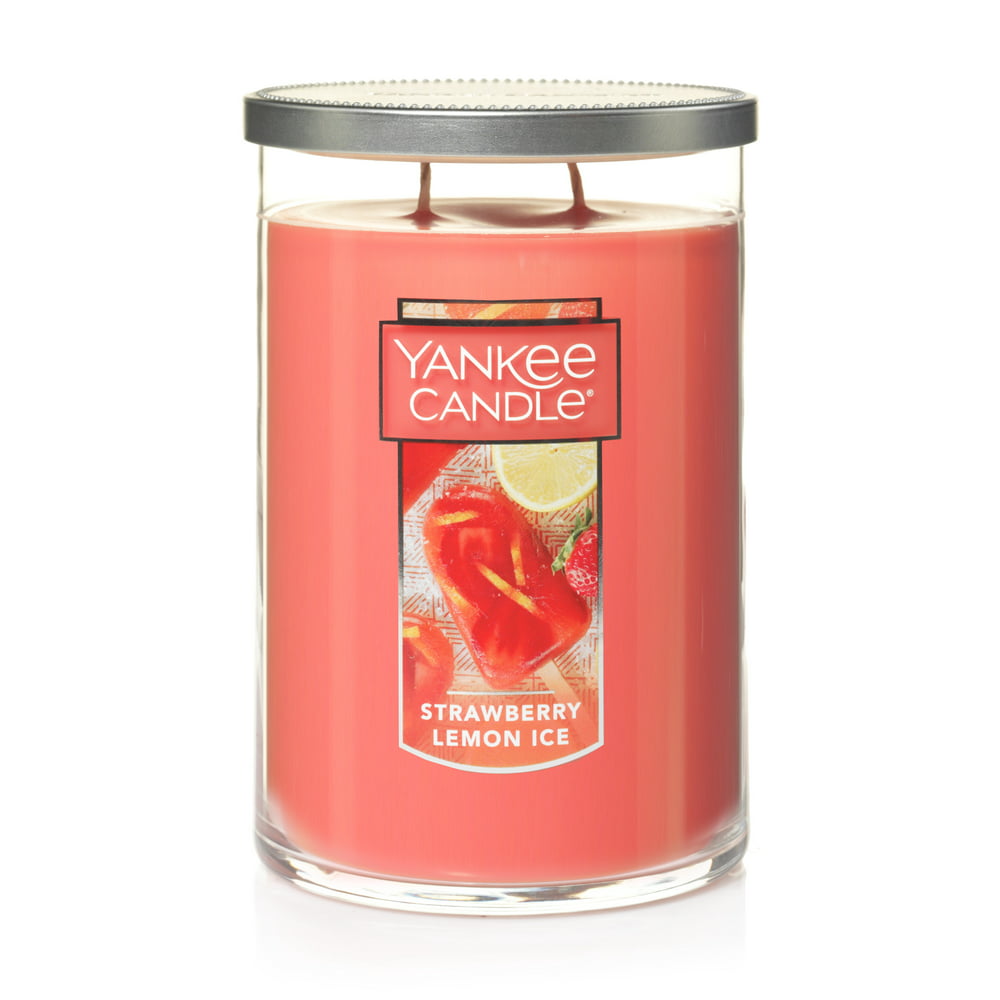 Yankee Candle Strawberry Lemon Ice - Large 2-Wick Tumbler Candle ...