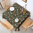 thumbnail image 2 of Football Pattern Square Tablecloth,Waterproof Square Table Cover,Wipeable Spillproof Washable Table Cover for Home Kitchen Party Decor 42"X42"(107x107cm), 2 of 6