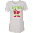 thumbnail image 3 of Inktastic Christmas Sister Elf Women's T-Shirt, 3 of 5