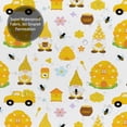 thumbnail image 5 of Shower Curtain, Gnomes Bees Waterproof Fabric Plastic Shower Curtain, Drying Fast Bathroom Curtain with 9 Buttonholes, Ruffle Shower Curtain 60x72in, 5 of 8
