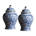 thumbnail image 1 of 2x Jarra Decorativa de , Decoración de de Almacenamiento de Té, Jarra de Jengibre de Cerámica, 1 of 7