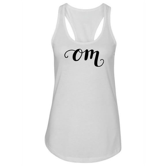 Om. Yoga With Meditation  Tank Women -Image by Shutterstock, Female x-Small