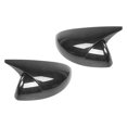 thumbnail image 1 of Door Mirror Housing Wing Mirror Shell Exterior Mirror Housing Pair Side Mirror Cover  AddOn Housing Shell Horn Style Fit For  Sentra Sylphy 2020-2021, 1 of 8