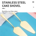 thumbnail image 3 of 10pcs Cheese Knife Set Stainless Sufficient Cake Spatula Efficient Butter Knife Exquisite Cheese Slicer Cutter for Indoor Home Kitchen, 3 of 9