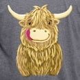 thumbnail image 3 of CafePress - Happy Highland Cow Men's Deluxe T Shirt - Mens Tri-blend T-Shirt, 3 of 4