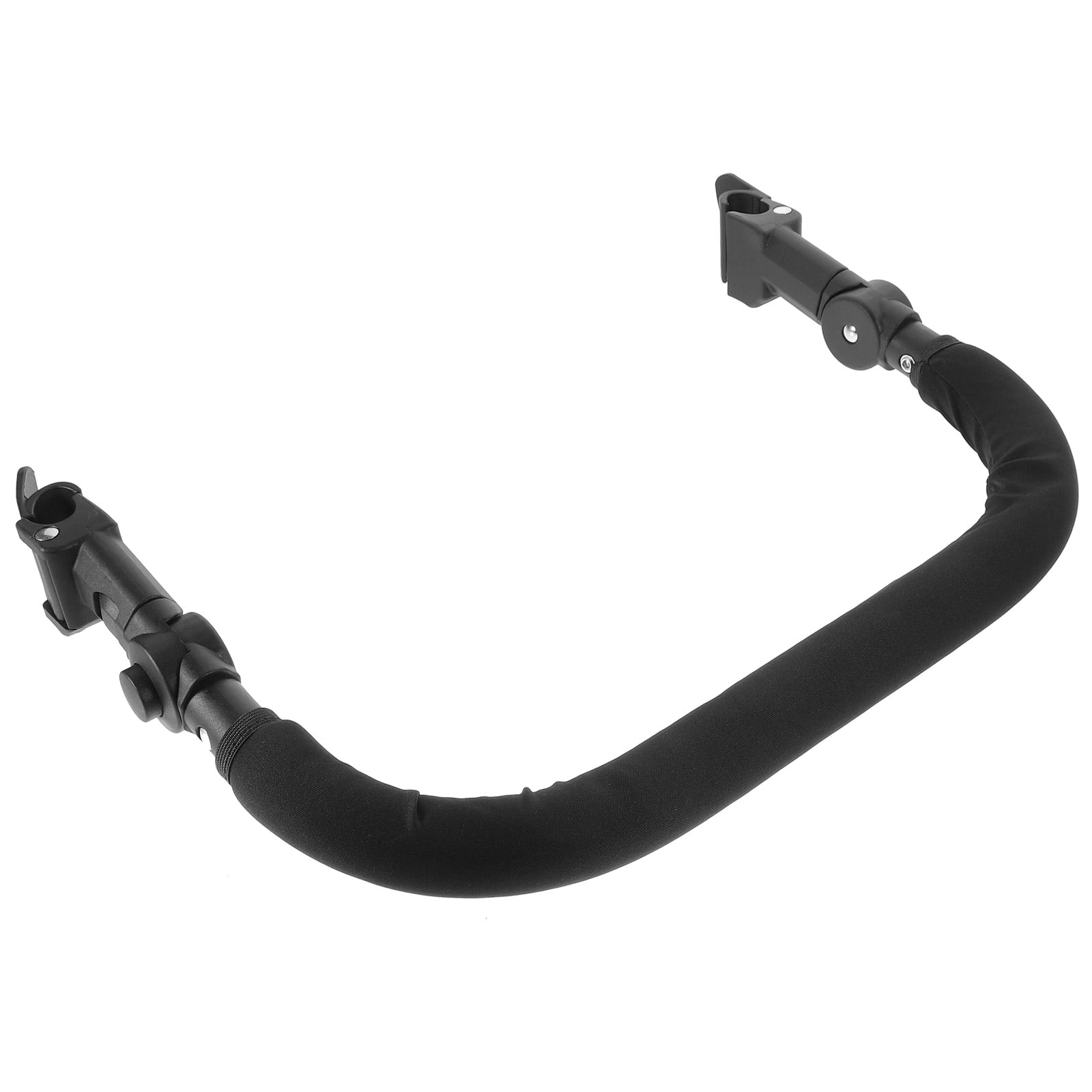 Pawsdot Adjustable Stroller Handle Black Sponge Plastic for Parents Daily Use 1Pcs