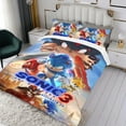 thumbnail image 3 of Sonic Conjunto de sábanas temático, trío de piezas, cómodo y amigable con la piel, diseño único, regalo de decoración para el hogar para familiares, amigos y fans,135X200cm, 3 of 6