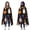 Halloween Gnome Pattern, variant on Wearable Blanket,Halloween Gnome Witches with Spooky Elements Hooded Wearable Flannel Blanket for Adults & Teens,Winter Poncho Shawl Wrap Cape Cozy Anti-Pill,50"x60"