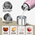 thumbnail image 3 of 20 Oz Pink Cute French Bulldogs Coffee Tumbler Double Wall Insulated Stainless Steel Water Bottle | Metal Reusable Thermoses Flask with Cup Cap | Leak & Sweat Proof with Anti-Dust Lid, 3 of 7