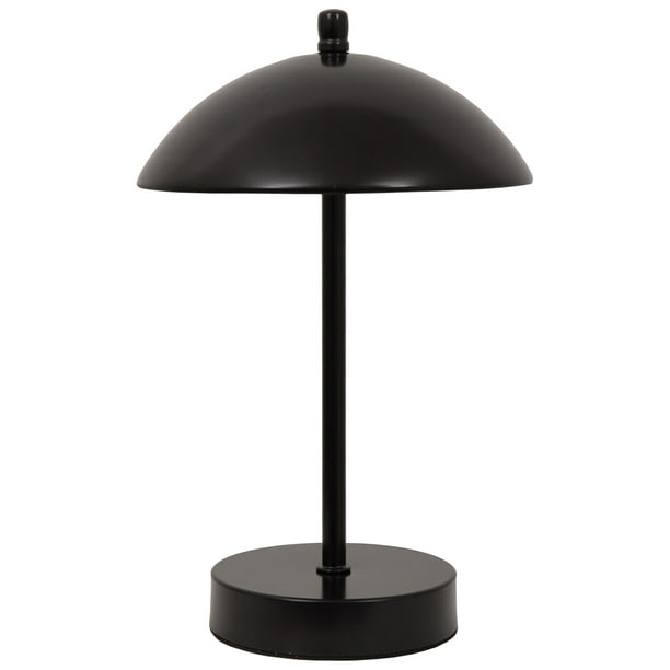 Mainstays Black Touch Control Mini Dome Lamp Walmart Com