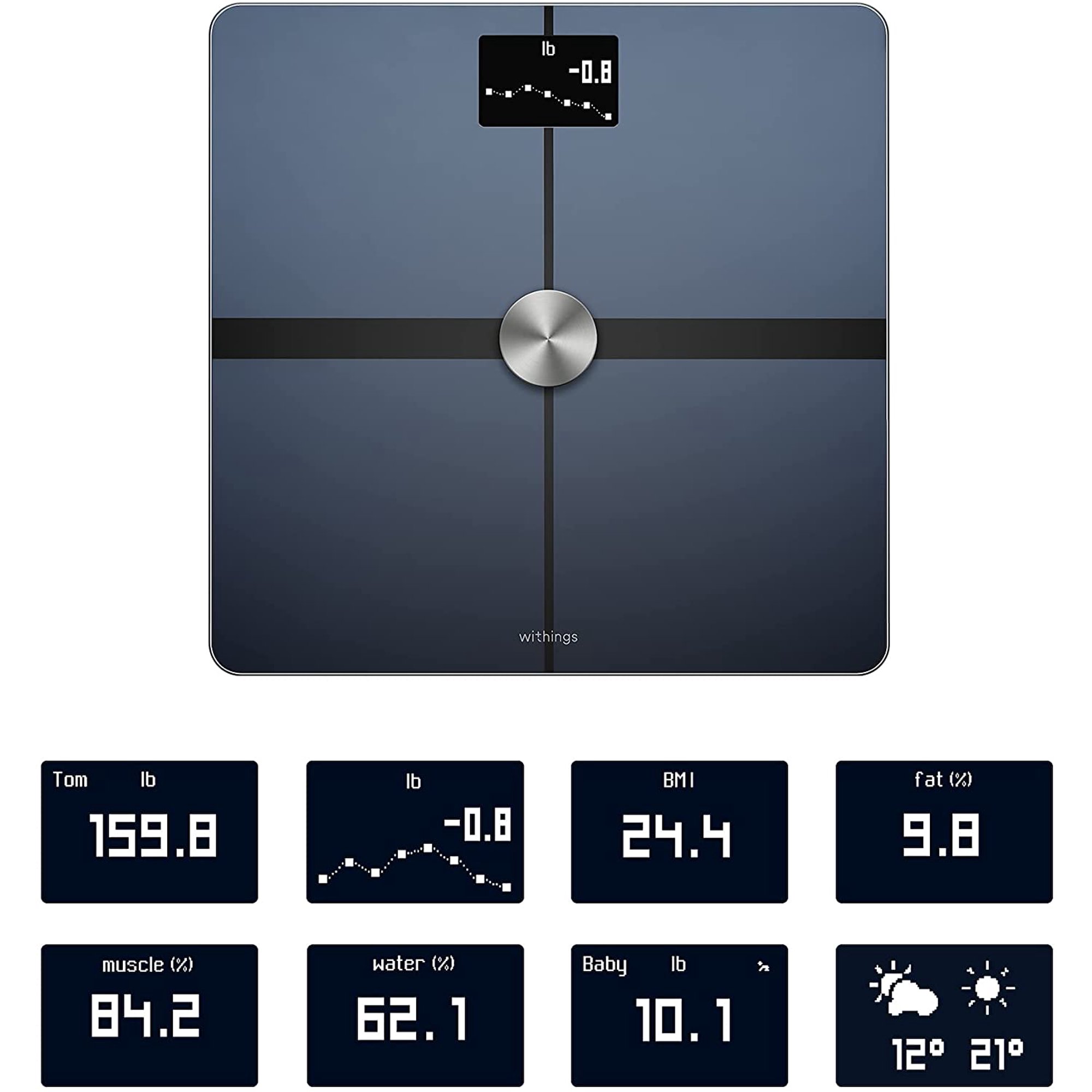 Smart Scale Withings Fitbit Integration Health Mate Connect Fitbit To