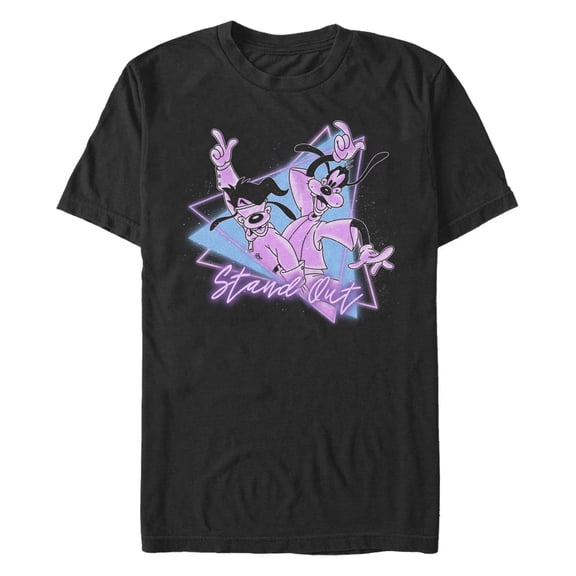 Men's A Goofy Movie Stand Out Shape Graphic T-Shirt