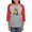 Heather/Red, variant on CafePress - Live To Play Nerf Soccer Long Sleeve T Shirt - Womens Baseball Tee