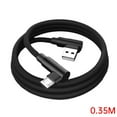 thumbnail image 2 of Fast Charge with 90 Degree Connector Tangle-Free Micro USB Type C Phone Cable, 2 of 10