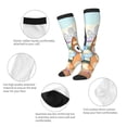 thumbnail image 3 of Masiiu Bluey Print Adult Crew socks, Comfortable Novelty Colorful Patterned, Breathable, Stylish Colorblock for Men Women, 3 of 6