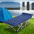 thumbnail image 6 of "NAIZEA Portable Lightweight Folding Bed Cot with 3.3 Inch Mattress, 75"" x 28"" Comfortable Camping Cot with Carry Bag", 6 of 10