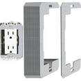 thumbnail image 1 of 20 Pcs Wall Plate Spacer- Metal Flush Fit Device Leveling Plates- Receptacle Spacers Shims Leveler for Fixing Walls Electrical Outlet Electrical Boxes, 1 of 7