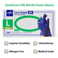 thumbnail image 2 of Powder-Free Disposable Nitrile Exam Gloves with SmartGuard | Medical, Cleaning, Food Handling, Industrial and General use | 5 Boxes of 250 Pieces | Large, 2 of 5