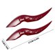 thumbnail image 3 of Car Roof Devil Horns Decoration Carbon Fiber Style Exterior Car Roof Sticker With Airflow Guide, 3 of 6