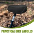 thumbnail image 3 of RENACLIPY 1Set Electric Scooter Seat Black Sponge Pu Rectangular For Electric Bicycles, 3 of 6