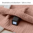 thumbnail image 4 of Estink Baby Tags Security Blankets Cotton Soft Baby Soothing Blanket with Colorful Tags (1 Count), 4 of 8