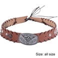 thumbnail image 2 of Hsqqdc Leather Hat Band with Bull Head Buckle Replacement Cowboy Fedora Panama Accessory, 2 of 7