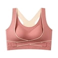 thumbnail image 4 of KHONTS Women's Wireless Posture Corrector Bras No Underwire Push up Seamless Bra Comfy Light Support Everyday Bralettes, 4 of 4