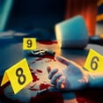 thumbnail image 5 of Decoraciones de Halloween Marcadores de escena del crimen de Acrílico de doble cara CZ TRADE 10 piezas, 5 of 5