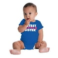 thumbnail image 6 of Cutest Little Sister Sibling Family Bodysuit Jumper Girls Infant Baby Brisco Brands 12M, 6 of 7
