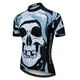 thumbnail image 4 of KEYIYUAN Nueva Serie de Calaveras Camiseta de Ciclismo de Manga Corta para Hombre Camiseta de Ciclismo de Montaña de Carretera Ropa de Ciclismo Tops Ropa de Ciclismo para Hombre, 4 of 5