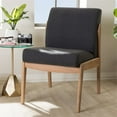 thumbnail image 2 of Baxton Studio Wera Accent Slipper Chair in Dark Gray, 2 of 9