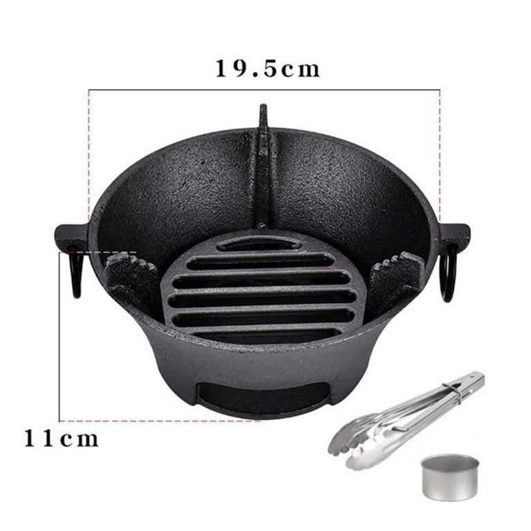 Portable Gas Stove Korean Grill, Cast Iron Barbecue Iron