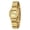 Gold Gold, variant on Small Gold Watches for Women, Dainty Minimalist Dress Watch with Square Dial, Vintage Stainless Steel Watch, Waterproof Women Wristwatch (Gold)