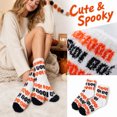 thumbnail image 2 of Evdexr Halloween Fuzzy Socks for Women Soft Cozy Slipper Fluffy Warm Fleece Socks Winter 2026 Sleeping Lounge Causal Sock, 2 of 6