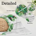 thumbnail image 3 of St. Patrick's Day Pillow Covers Queen, Spring Shamrock Hat Daisy Ladybirds Wood Gray Soft Brushed Microfiber Breathable Throw Pillow Covers, Pillowcase with Zipper for Couch Sofa Bedroom 20"x30", 3 of 9