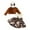 Brown, variant on HCNTES Baby Girls Summer Outfit 3Pcs Floral Print Sleeveless Dress with Ruffle Cardigan and Headband Set 0-3T