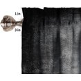 thumbnail image 6 of Horror Forest Valance Curtain Scary Dark Spooky Landscape Gothic Halloween Rod Pocket Valance Window Treatments 1 Panel Short Curtains for Kitchen Farmhouse Living Room Decor 54x18 in, 6 of 6