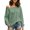 Green, variant on Vivianyo HD Women's Long Sleeve Off Shoulder Sweatshirt, Drop Shoulder Solid Loose Casual Spring Fall Lightweight Pullover Tops for Women, Women's Army Green, Sizes S-3XL