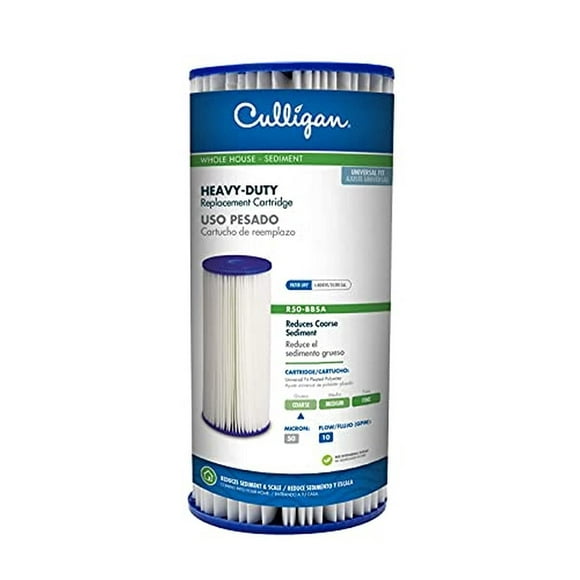 Cartucho de filtro de agua Culligan R50-BBSA Whole House 90.849L
