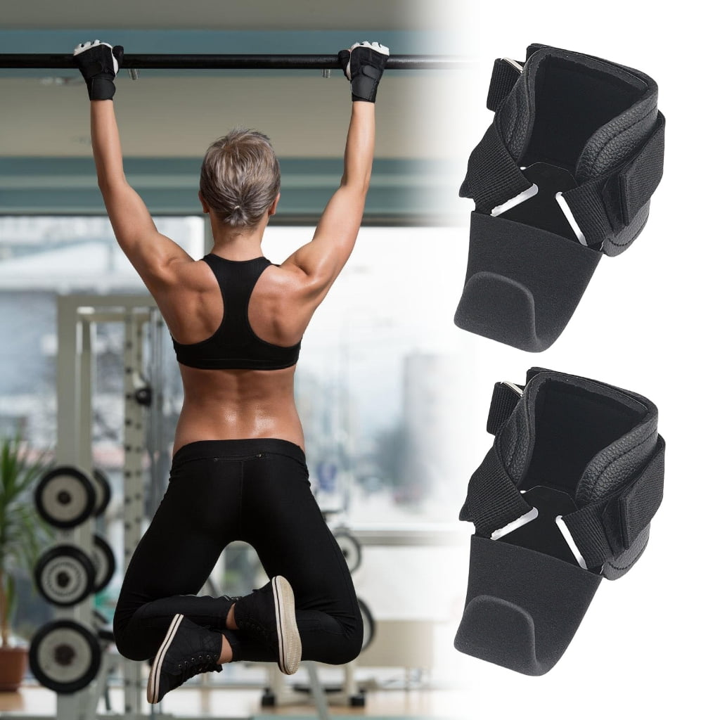 Oasiva Weight Lifting Hook Grip with Wrist Wrap Hand-Bar Wrist Strap Gym Fitness Hook