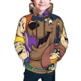 thumbnail image 5 of Lsque Scooby-Doo Patten Youth Hoodie Sweatshirt Pullover with Kangaroo Pocket Boys and Girls Hoodie Warm Hoodie for Kids, 5 of 8