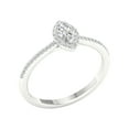 thumbnail image 3 of Imperial 1/3 Ct TDW Marquise Diamond Halo Engagement Ring in 10K White Gold (H-I, I2), 3 of 4