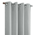 thumbnail image 6 of Thermaplus Margot 100% Blackout Grommet Curtain Panel 52 x 108 in White, 6 of 6
