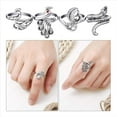 thumbnail image 2 of Juego de 8 Piezas Anillo Ganchillo Punto Ajustable, Tensión Hilo Guía para los Dedos, Anillos Tejer con Dedos, 2 of 5