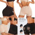 thumbnail image 2 of Womens Seamless Slip Shorts for Under Dress Ice Silk Boyshorts for Dress High Waist Stretch Shorts Briefs Underwear White XXXL, 2 of 4