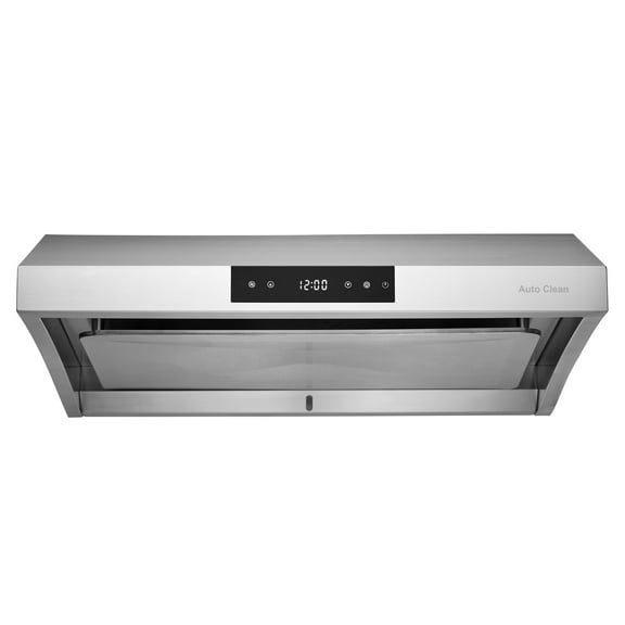 Hauslane UC-PS38 30-inch Under Cabinet Range Hood, Stainless Steel, Professional Suction, Steam Auto Clean, Touch Panel