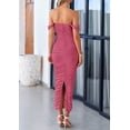 thumbnail image 2 of Vestido largo con hombros descubiertos para mujer PRETTYGARDEN, verano 2025, 2 of 9